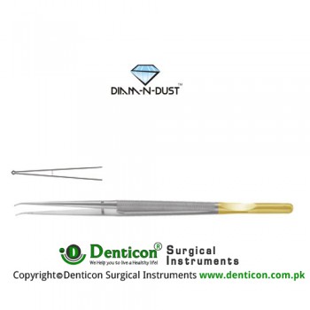 Diam-n-Dust™ Micro Ring Forcep Straight - With Counter Balance Stainless Steel, 25 cm - 9 3/4" Diameter 1.0 mm Ø